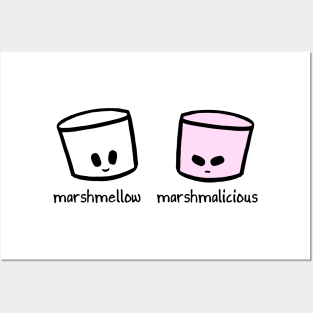 Marshmellow Marshmalicious Posters and Art